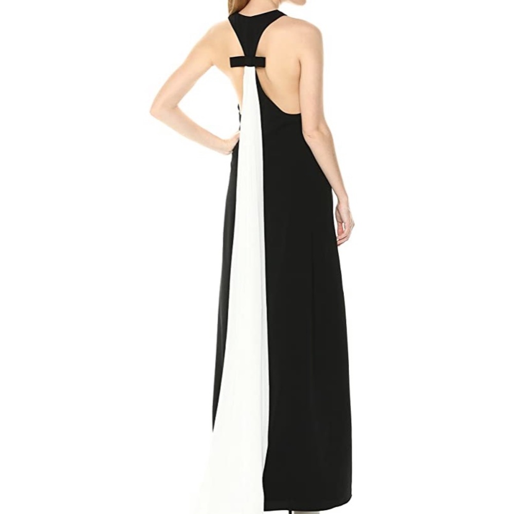 Jill Jill Stuart Side Slit Gown with Chiffon Train NWT